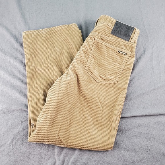 Volcom Corduroy Billow Tappered Pants Mens Tan  Skateboarding Style waist 29 - Picture 1 of 10